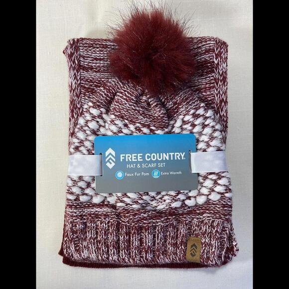 Free Country Hat‎ And Scarf Set - Picture 1 of 5